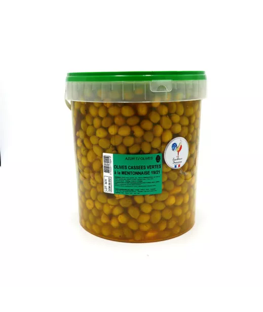 OLIVES AZUR - CASSEES VERTES A LA MENTONNAISE - 10 KG